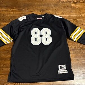 Lynn Swann#88  Pittsburgh Steelers Mitchell & Ness Black Jersey Size 58 (3X)